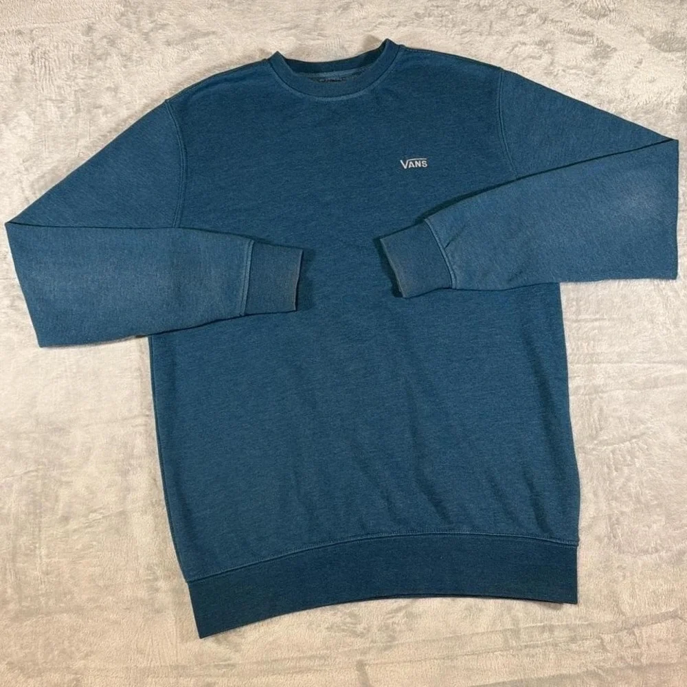 Vans Crewneck‎ Sweatshirt | Teal Blue | Medium